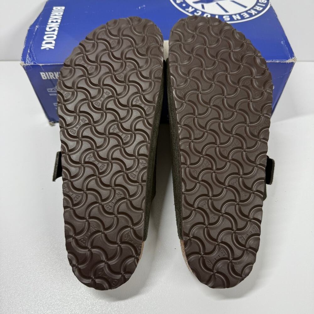 NIB • Birkenstock Arizona Soft Footbed Suede Leather Size:41 L10/M8 Normal Width - Picture 6 of 8